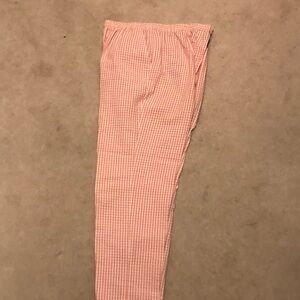 Women's Pink Striped Straight Leg Pants